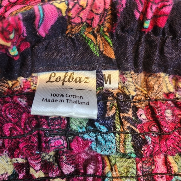 Women's Floral Harem Pants Med - Picture 2 of 2